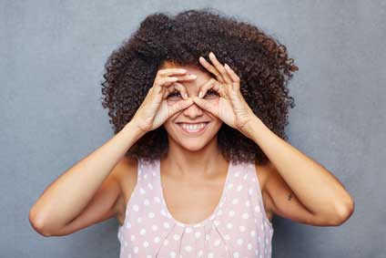 cheveux bouclés