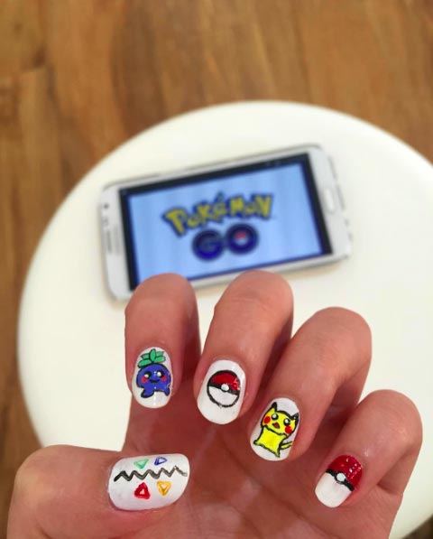 Nail art Pokemon