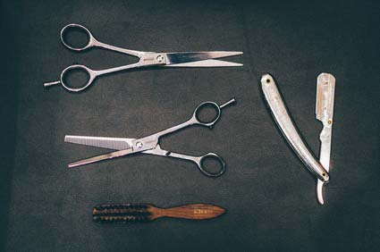 Outils de barbier